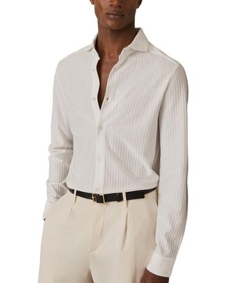 Reiss Hayes Jacquard Shirt