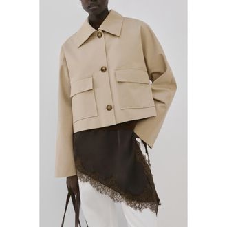 Mango Brava Jacket in Beige at Nordstrom, Size Xx-Large