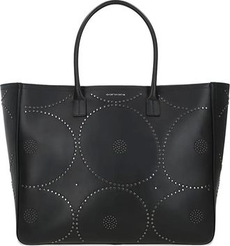 10 Corso Como Borsa tote Tresor grande in pelle - Nero