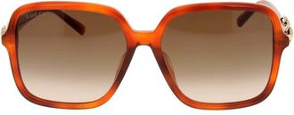 Gucci Pilotenzonnebril - Dames - Accessoires - Bruin - Maat: ONE Size