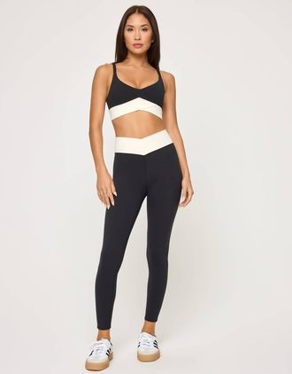 L*Space Unmatched Legging In Black/cream