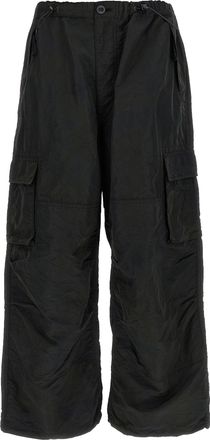 Comme Des Gar&ccedil;ons Black Nylon Cargo Mens Pants