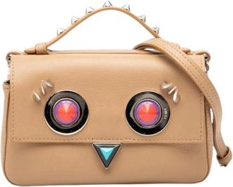 Fendi Pre-owned Mini Bags, female, Brown, Size: ONE SIZE Pre-owned Mini Leather Bag