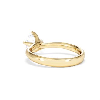 The Diamond Store 1 Carat Diamond Engagement Ring Lily Lab F/VS1 18K Gold IGI Certified