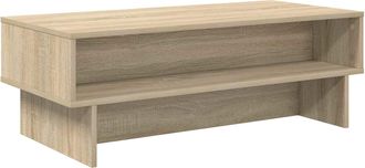 vidaXL Mesa De Caf&eacute; Roble Sonoma 100 X 46 X 35 Cm Madera De Ingenier&iacute;a Vidaxl
