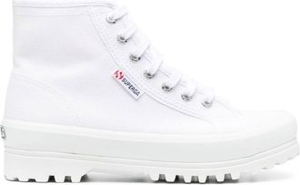 Superga high-top lace-up sneakers - women - Rubber/Fabric/Fabric - 41 - White