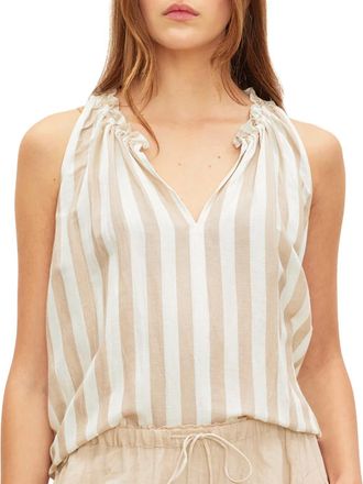 Velvet Erica Top In Khaki