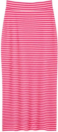 Ichi Womens Mikey Midi Skirt In Pink