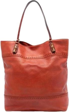 Gucci Pre-owned Tote Bags, female, Orange, Size: ONE SIZE Pre-owned The Crafty Tote