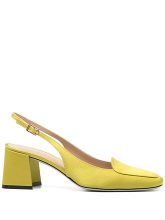 Roberto Festa Milano 50 mm Raina Lux slingback pumps - Groen