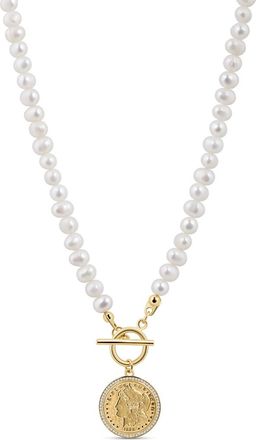 Electric Picks xSarah & Hollie First Class Necklace in Gold at Nordstrom