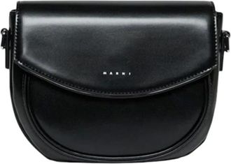 Marni Shoulder Bags, female, Black, Size: ONE SIZE Smile Bag