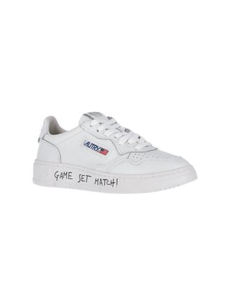 Autry Leather Low-Top Sneaker - White