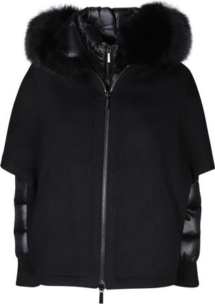 Moorer Pegaso CWR Jacket - Dames - Winterjassen - Zwart - S - Wol - Jassen