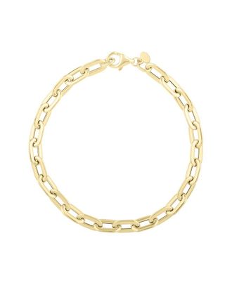 Italian Gold, Inc 14K Italian Gold Flat Paperclip Link Bracelet
