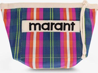 Isabel Marant Pochette Powden in nylon con motivo a righe - ISABEL MARANT - gender_Woman