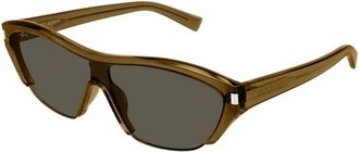 Saint Laurent Accessoires, Dames, Bruin, ONE Size, Authentieke Premium Kwaliteit Bril