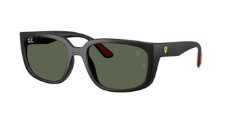 Ray-Ban SCUDERIA FERRARI Dark Green Square Unisex Sunglasses RB4443M F60271 57