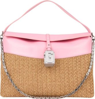 GCDS Mega Comma Bag - Dames - Schoudertassen - Roze - ONE Size - Tassen