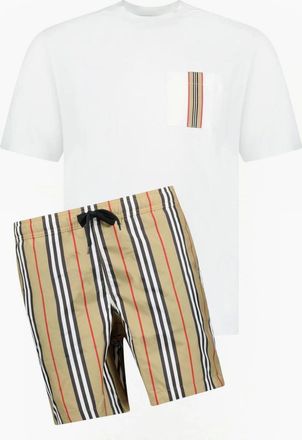 Burberry Mens Burberry Check Pocket Shorts Set - Size: 32/33/34/35