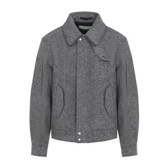 Dries Van Noten Vince Jacket - Heren - Zomerjassen - Grijs - M - Jassen