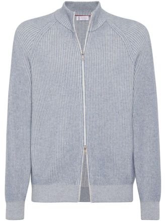 Brunello Cucinelli cashmere cardigan - Blue