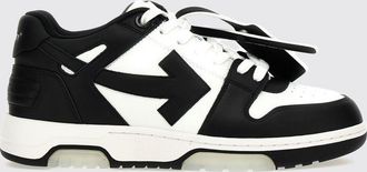 Off-white Sneakers Out Of Office in pelle liscia con design bicolore e tag