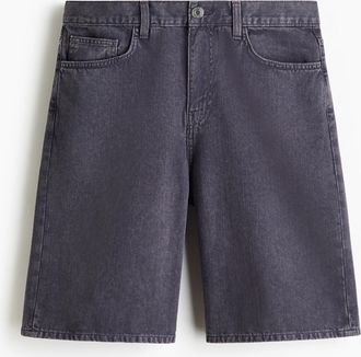 H&M L&auml;ssige Denimshorts - Blue