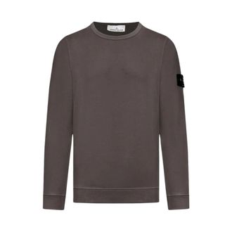 Stone Island Sweatshirts, male, Gray, Size: 2XL Logo Patch Sweatshirt