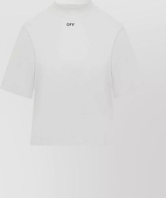 Off-white cotton boxy t-shirt