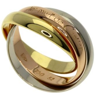 Cartier Trinity Yellow Gold (18K) Pink Gold (18K) White Gold (18K) Band Ring (Pre-Owned)