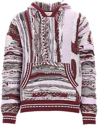 Laneus Felpa in maglia jacquard con cappuccio Man 46