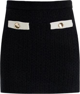 Self Portrait Short Skirts - Dames - Korte rokken - Zwart - M - Rokken