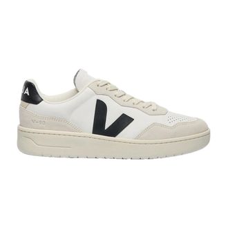 Veja Sneakers, male, White, Size: 12 US Leather Sneakers with Suede Panels