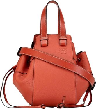 Loewe Pre-owned Gate Mini Bag Mini Style - Dames - Vintage Handtas - Oranje - ONE Size - Leer - Vintage