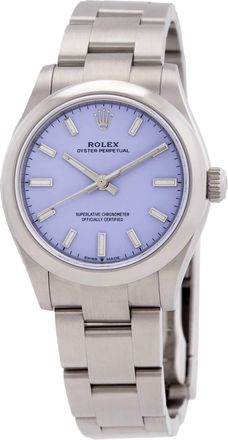 Rolex Oyster Perpetual Automatic Chronometer Purple Dial Ladies Watch M277200-0014