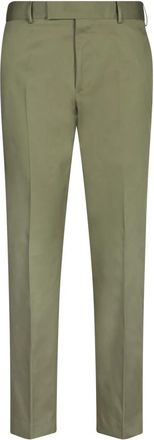 Pantaloni Torino Militair Groene Katoenen Twill Broek - Heren - Nette broeken - Groen - XL - Katoen - Broeken