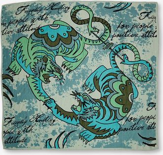 Friendly Hunting Halstuch aus Seide Midicube Lucky