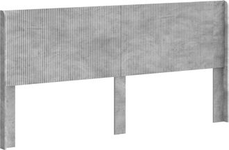 vidaXL Cabecero Gris Hormig&oacute;n Madera De Ingenier&iacute;a Vidaxl