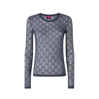 Pinko Mujer, Camisetas, Azul, Talla: L