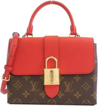 Louis Vuitton Pre-owned Handbags, female, Orange, Size: ONE SIZE Pre-owned Canvas louis-vuitton-bags