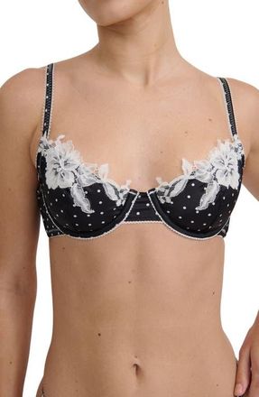 Kat The Label Norma Polka Dot Underwire Bra in Polkadot at Nordstrom, Size X-Large