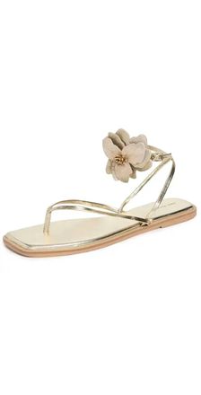 Free People Womens Mismatch Magnolia Sandal In Gold
