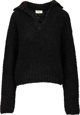 Barena Maura Lanula Jumper - female - Barena Venezia - V-neck Knitwear - Black - XS - Knitwear