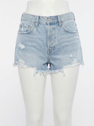 Z Supply Classic Hi-Rise Denim Short In Faded Indigo