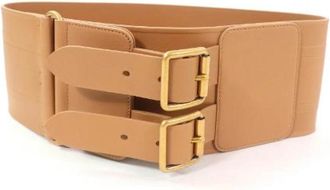 Dior Pre-owned Leather belts - Dames - Vintage Accessoires - Bruin - ONE Size - Leer - Vintage