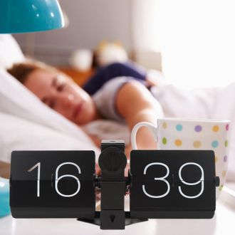OEM Reloj De Pared Retro Con N&uacute;meros Grandes, Indicador De 24 Horas, Funciona Con Pilas, Dise&ntilde;o Giratorio Elegante Para Sala De Estar, Oficina O Decoraci&oacute;