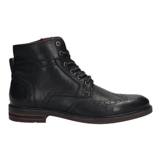 Salamander Veterboots - Heren - Schoenen - Zwart - Maat: 44 EU Leer