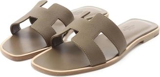Hermès Oran cut-out sandals - Brown