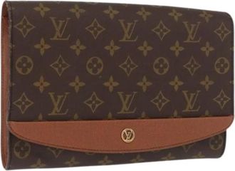 Louis Vuitton Pre-owned Vintage Clutch - Dames - Vintage Clutch - Bruin - ONE Size - Vintage